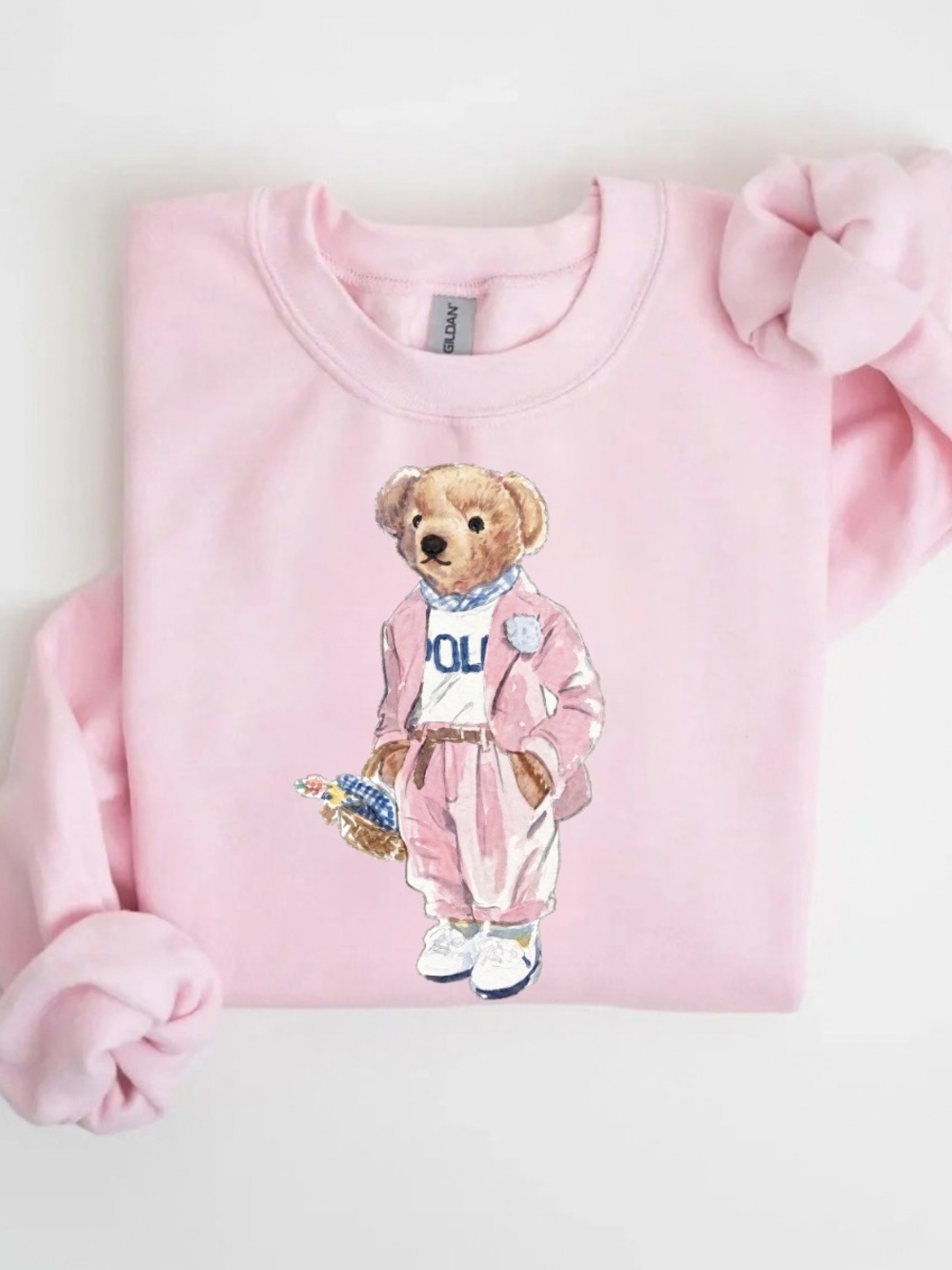 Pink Teddy Bear Sweatshirt